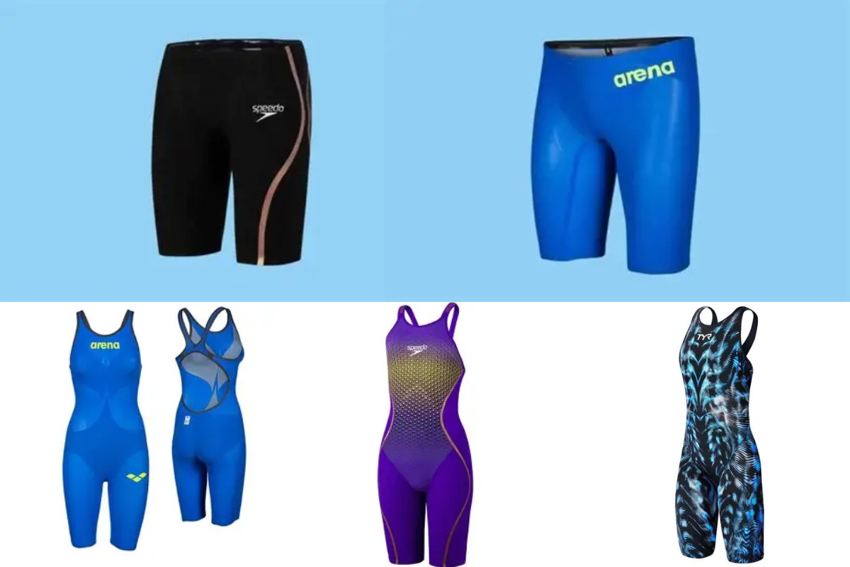 Technical swimming racing suit